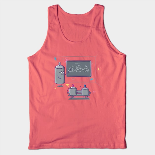 Vandal School Tank Top by Baxtr